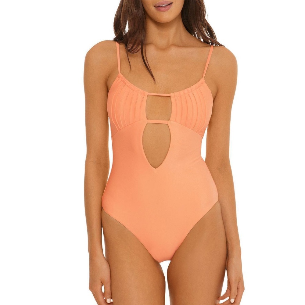 NWOT Isabella Rose Sunray One-Piece Swimsuit in Peach